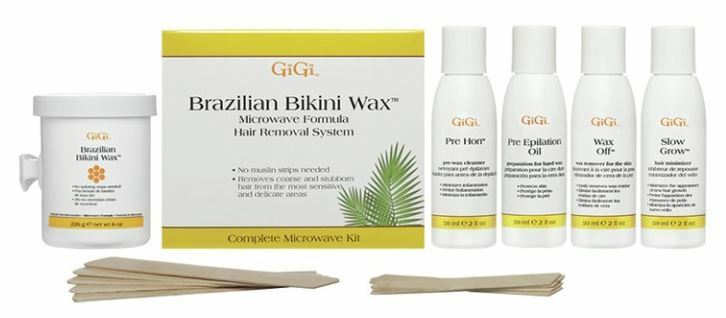 Gigi Brazilian Bikini Wax Microwave Hair Removal Waxing Kit #911