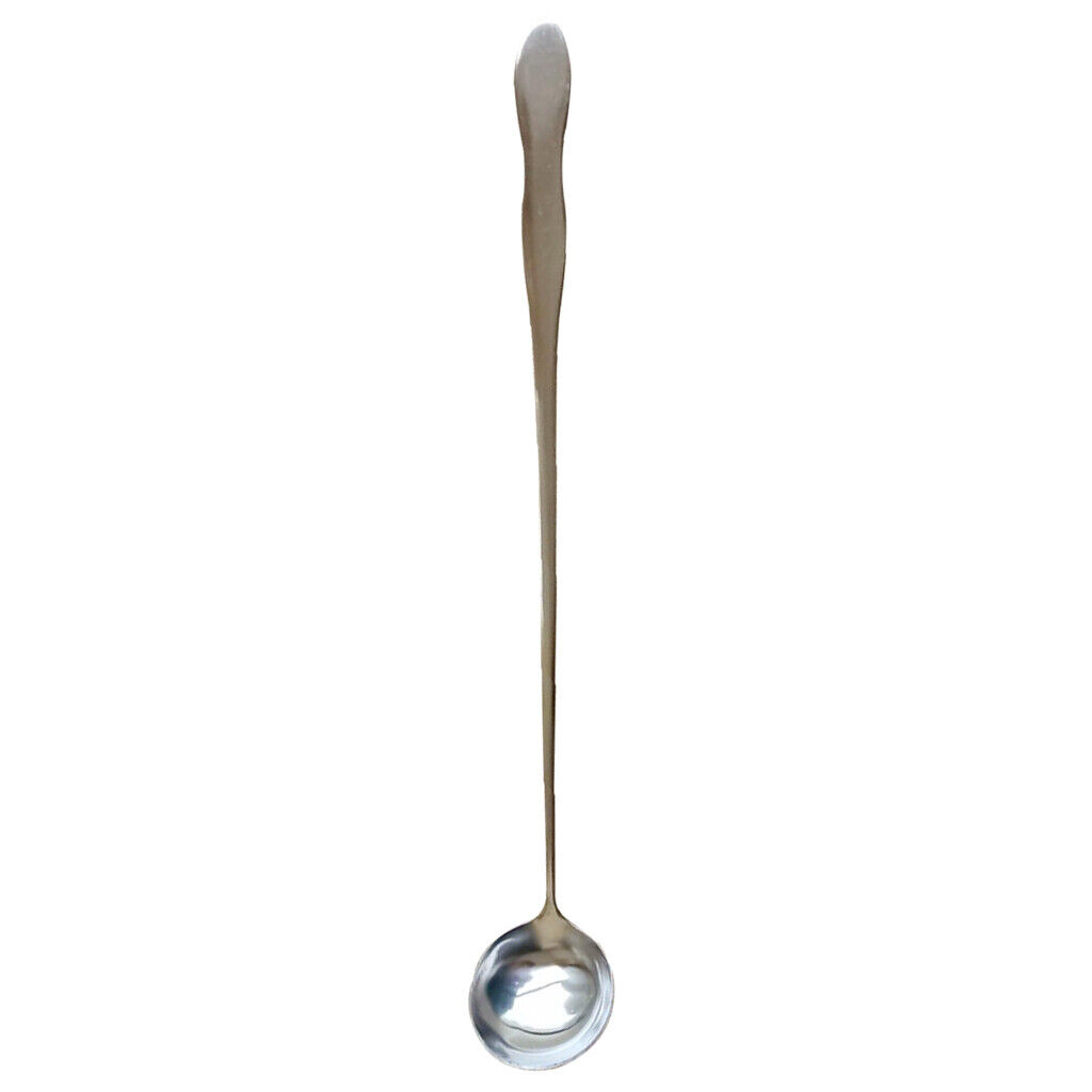 Stainless Steel Long Handle Mixing Spoon Melting Wax Scoop Supplies 25cm