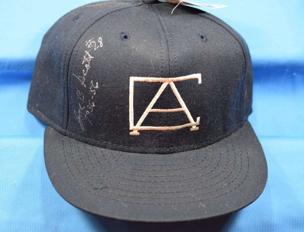 Joe B Scott Psa Dna Coa Autograph Negro League Chicago Americans Hat Signed