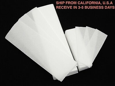 100 Pcs Hair Removal Depilatory Nonwoven Epilator Wax Strip Paper Roll Waxing